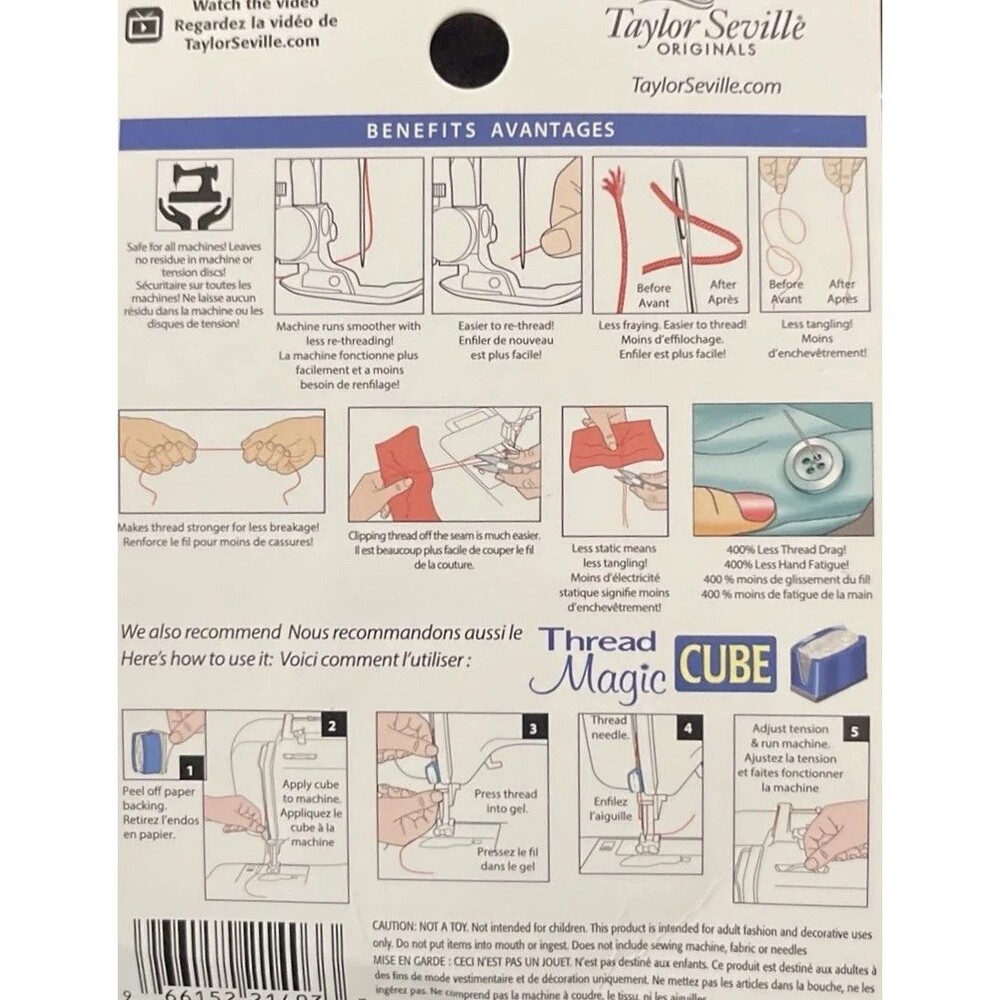 Taylor Seville Thread Magic Ultimate Thread Conditioner. 400% Less Thread Drag - Picture 2 of 2